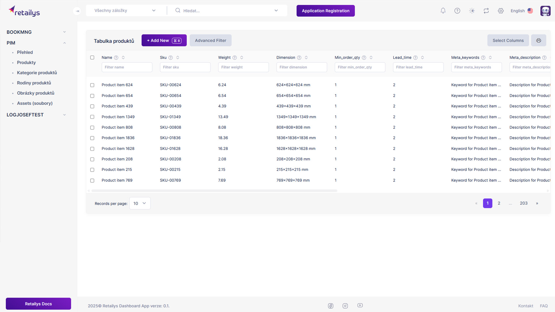 Retailys Dashboard